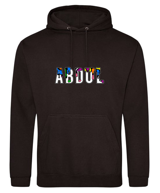 Custom black hoodie