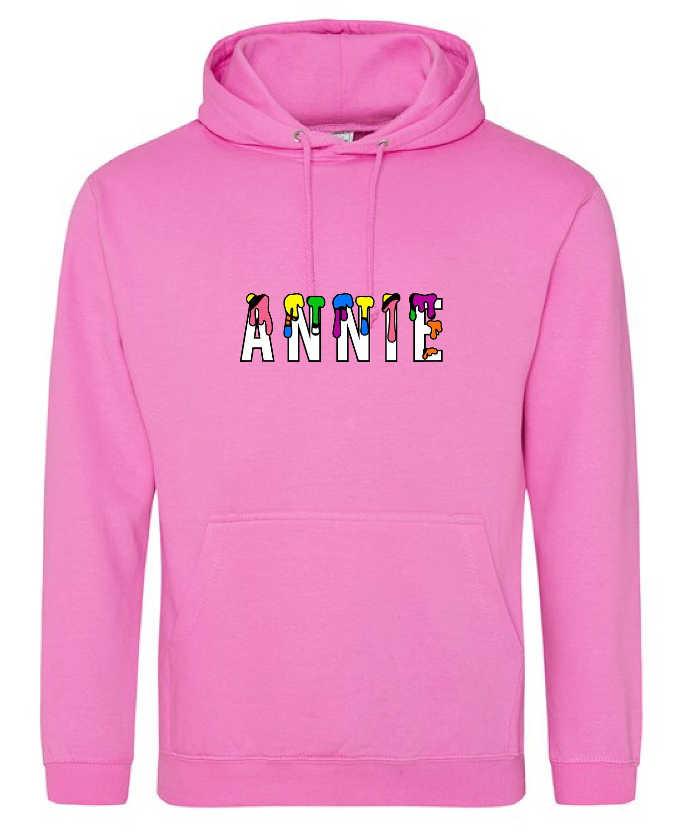 pink hoodie