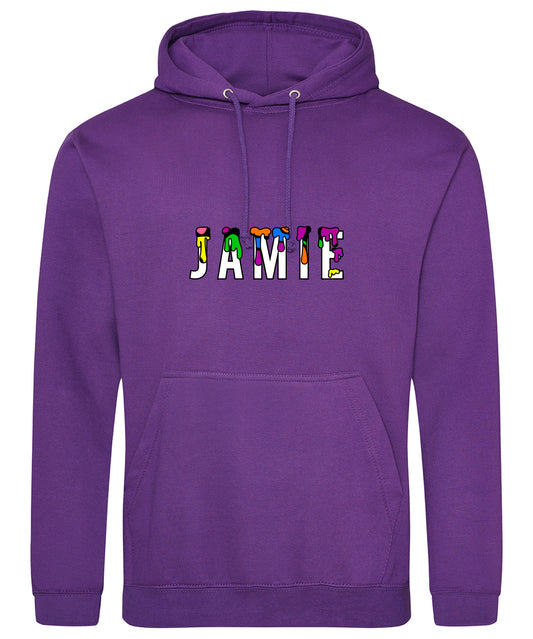 purple hoodie